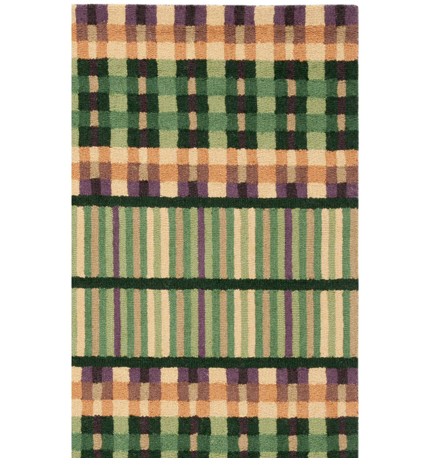 Karson Hand-Tufted Geometric Rug, Square 6'