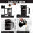 Primula Logan 1.6 qt Black and Clear Cold Brew Coffee Maker