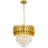 Shamor 4 - Light Aluminum Tiered Chandelier