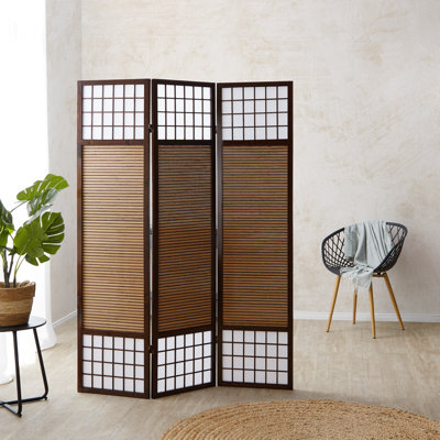 Room Divider Delf Screen Partition Shoji Room Divider Wood With Bamboo