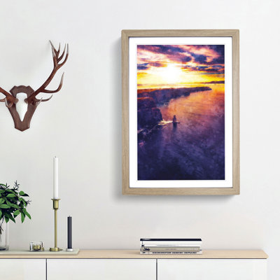 Sunset - Picture Frame Graphic Art Print