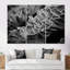 Ensemble d'art mural noir et blanc corail anémone Royaume I - Corail sous l'eau-107733595-107733593