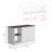 59" Long Kitchen Island with Open and Closed Storage Kitchen Cabinet with Interior Shelves, Modern Kitchen Prep Table, Dining Table, Bar Table for Kitchen and Dining Room-588677114