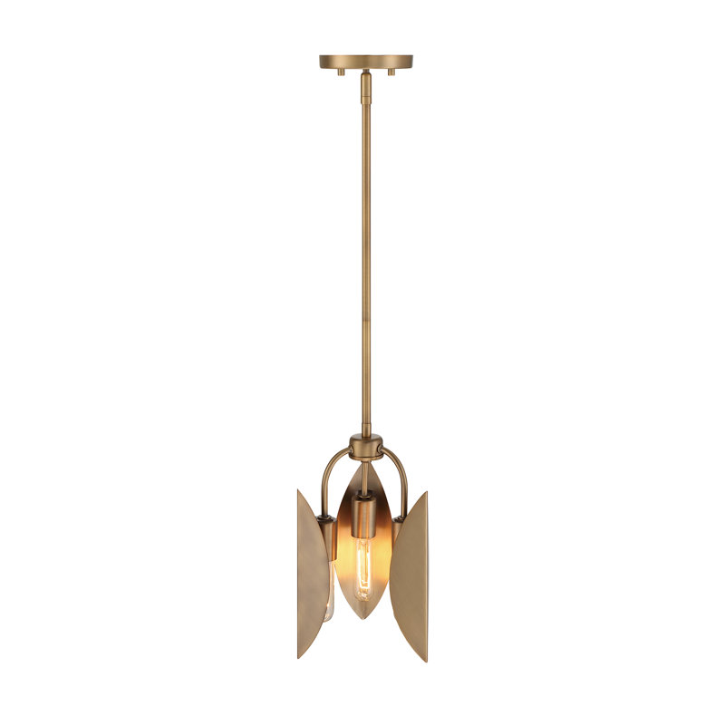 Kofel 3 - Light Old Satin Brass Unique/Statement Pendant