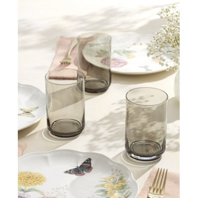 Tuscany Stackable Coolers, Set of 4, Amber