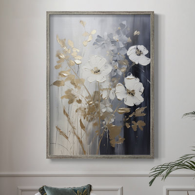 Reproduction encadrée FLORAL Series CECXVII - bois massif