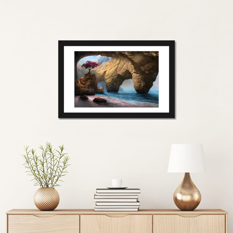 «Fragility of Life», impression sur toile, H 18 po x l 26 po x P 1,5 po, Toile avec cadre noir, Pas de tapis