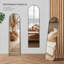 Miroir pleine grandeur en métal arqué (ensemble de 2)-107485432-107485431