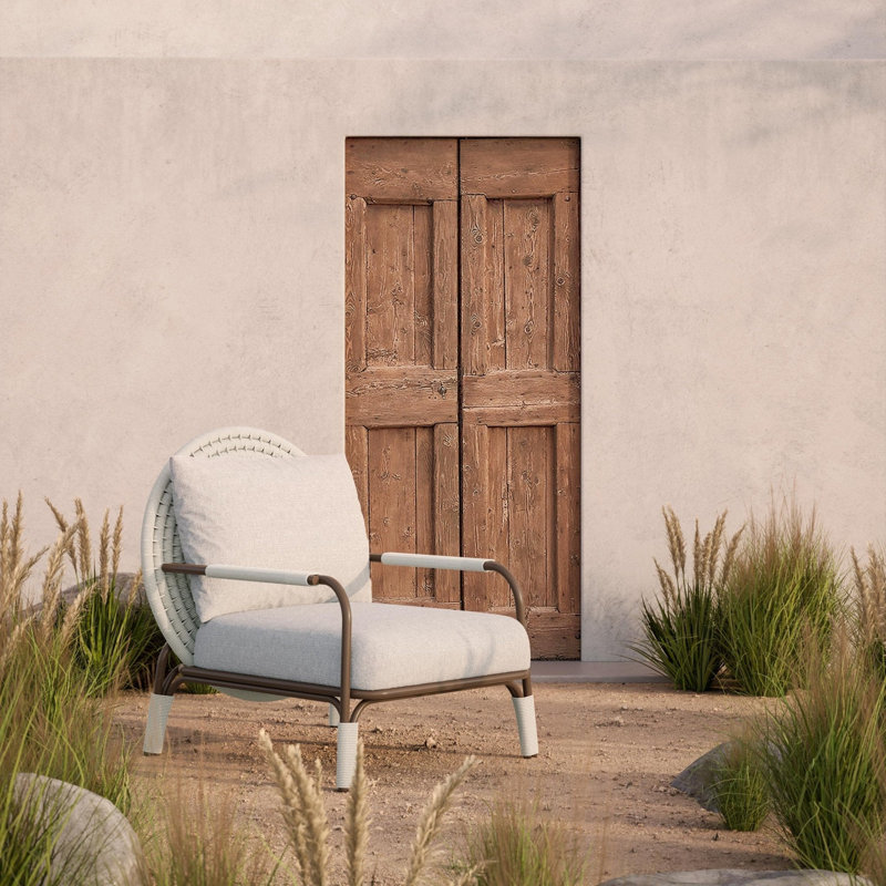 Zahara Club Chair Birch + Wheat Cushion