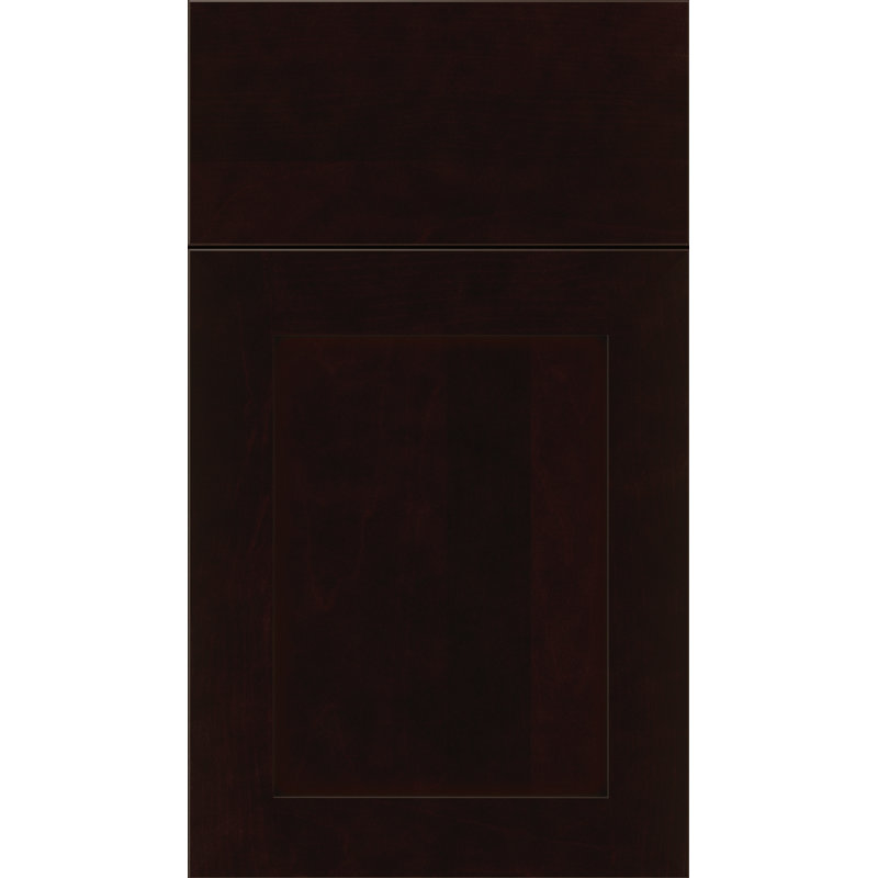 Dwelling Full Access Demington Door Sample, Espresso w/ Black Glaze, Maple