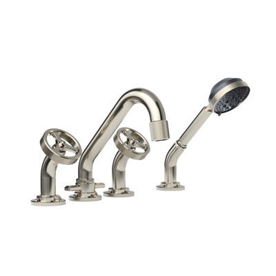 Argonaut Deck Mount Tub Filler w/ Hand Shower