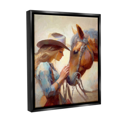 «Country Girl & Horse» par Ramona Murdock sur