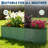 2 Pcs Raised Garden Beds Outdoor, Galvanized Steel Planter Box for Vegetables, Flowers, Rust-Resistant Garden Box, Easy Assembly Raised Beds, Durable Planters for Outdoor Plants-744307130-744307132