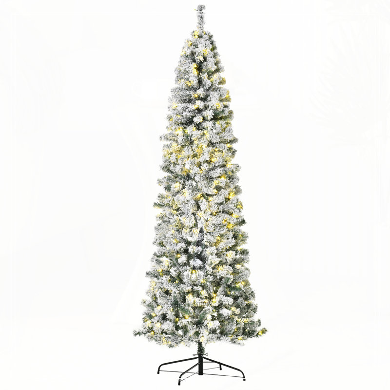 Sapin de Noël artificiel mince 7,5 pi, H 7,5 pi