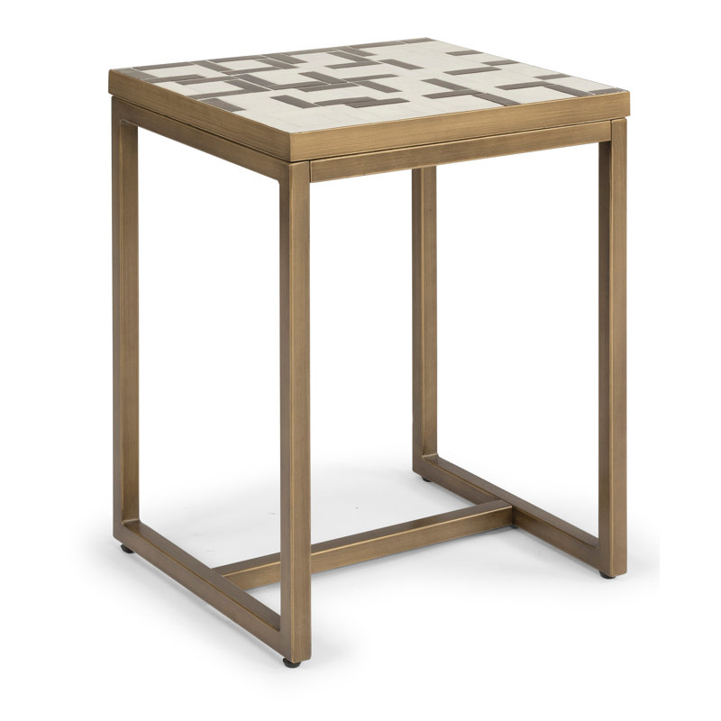 Table de bout géométrique