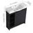 30'' Freestanding Bathroom Vanity With White Ceramic Sink & Soft-Close Door, Dark Oak, Plywood, KD-Packing-1229724334