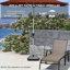 Base de parasol autoportante en plastique Deysha