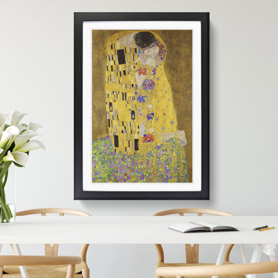 The Kiss Vol.2 by Gustav Klimt - Framed Print
