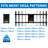 Mount-It! Full Motion Wall Bracket TV Mount | 36 in. Extended Articulating Arm Fits 42 to 90 in. TVs