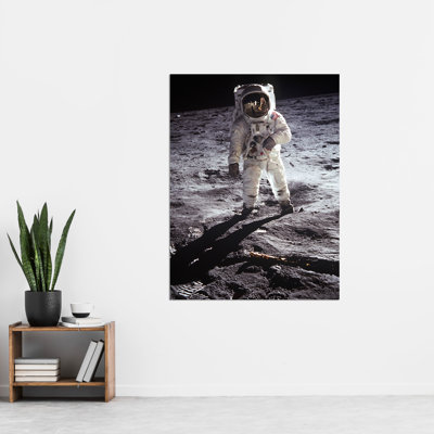 Apollo 11 Astronaut Aldrin Armstrong Moon Landing by NASA - No Frame Print