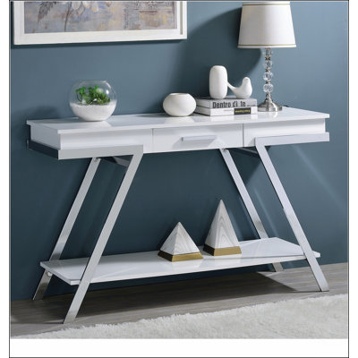 Structure de table de canapé contemporaine blanche 1pc