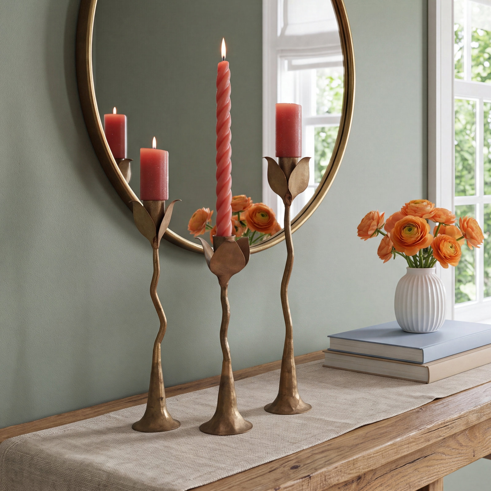 Metal Taper Candle Holder