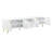 Gaines Contemporary Rectangular TV Stand with Cord Management in White High Gloss-82016835