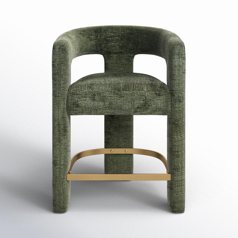 Darlington 24'' Counter Stool Gwen Forest Microsuede