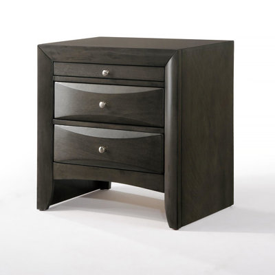 Charming Nightstand with Spacious Drawers and Convenient Tray, Offering Modern Elegance and Classic Craftsmanship for Your Bedside
