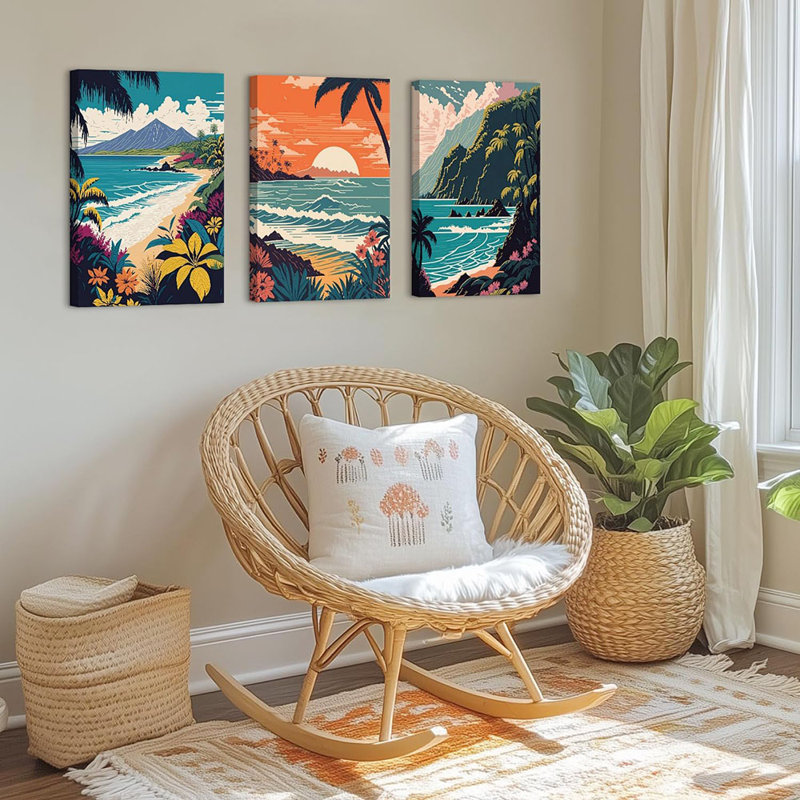 3 Piece Wrapped Canvas Print