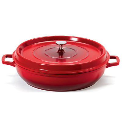 G.E.T. Non-Stick Cast Aluminum Round Braiser with Lid