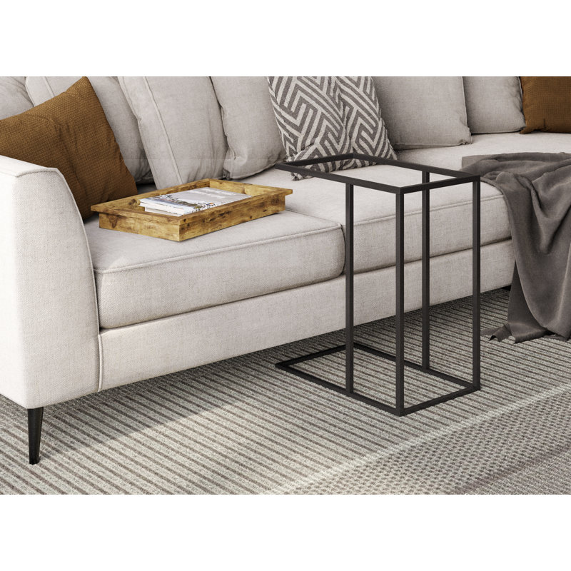 Side Table. End Table Living Room. Bedside Table or Night Stand. Small Entry Table Taupe, Brown Wood