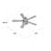 52"W Litza 5-Blade Standard Ceiling Fan with Art Deco Inspired Shade