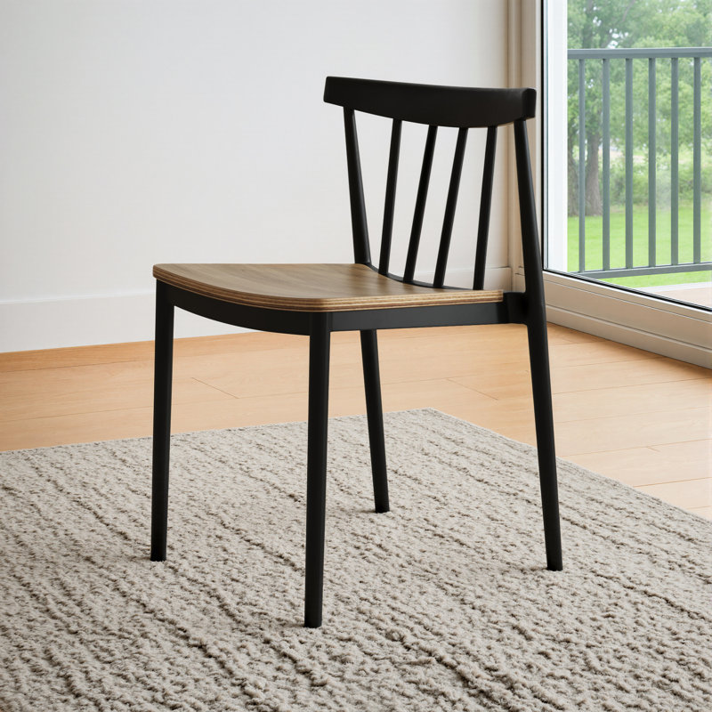 Bainbridge Slat Back Side Chair, Black