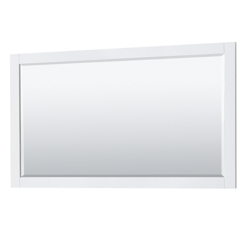 Base de meuble-lavabo simple 59 po Avery seulement, Blanc / noir mat