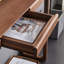 Console brune de style chinois simple et moderne-1409055573