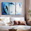 «School Of Sharks» sur toile-1068188625