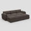 Canapé-lit modulaire en velours côtelé avec coussins détachables Velvet & Plush-1065503545