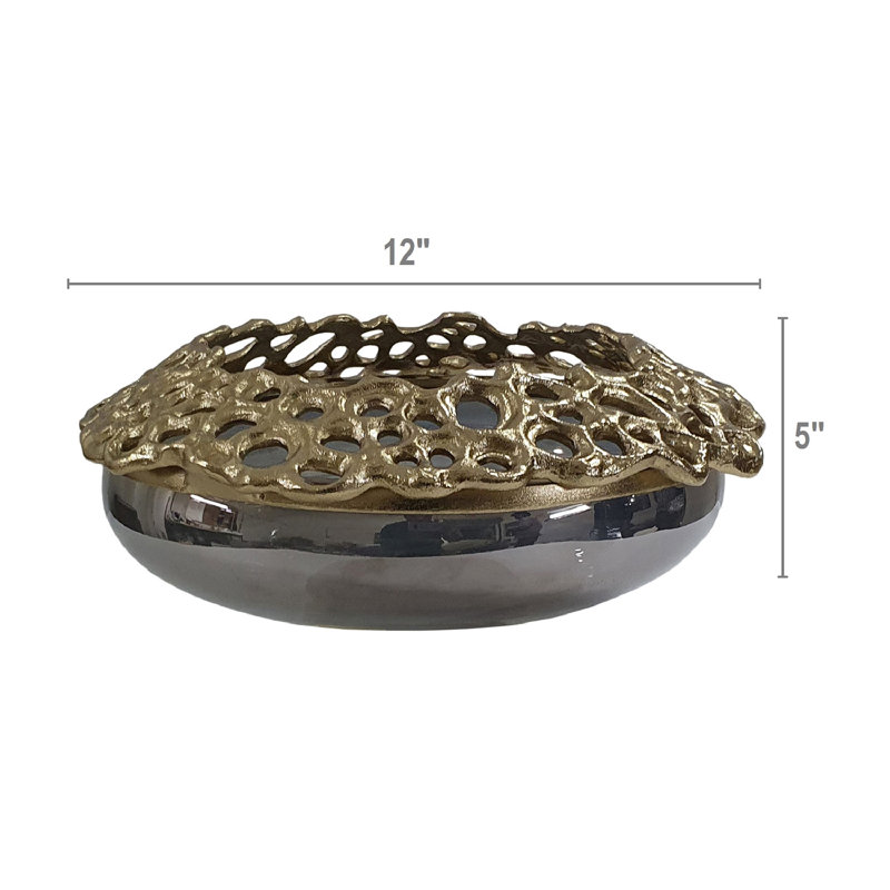 Glass Table Vase, 14.8" H x 6.3" W x 6.3" D