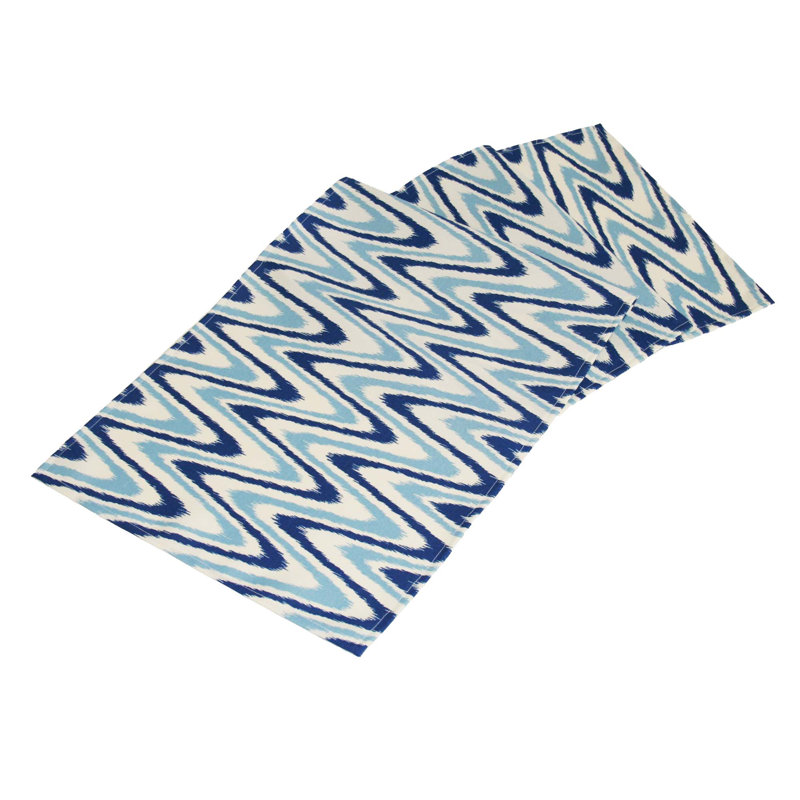 Bobbi Rectangle Geometric Polyester Table Runner