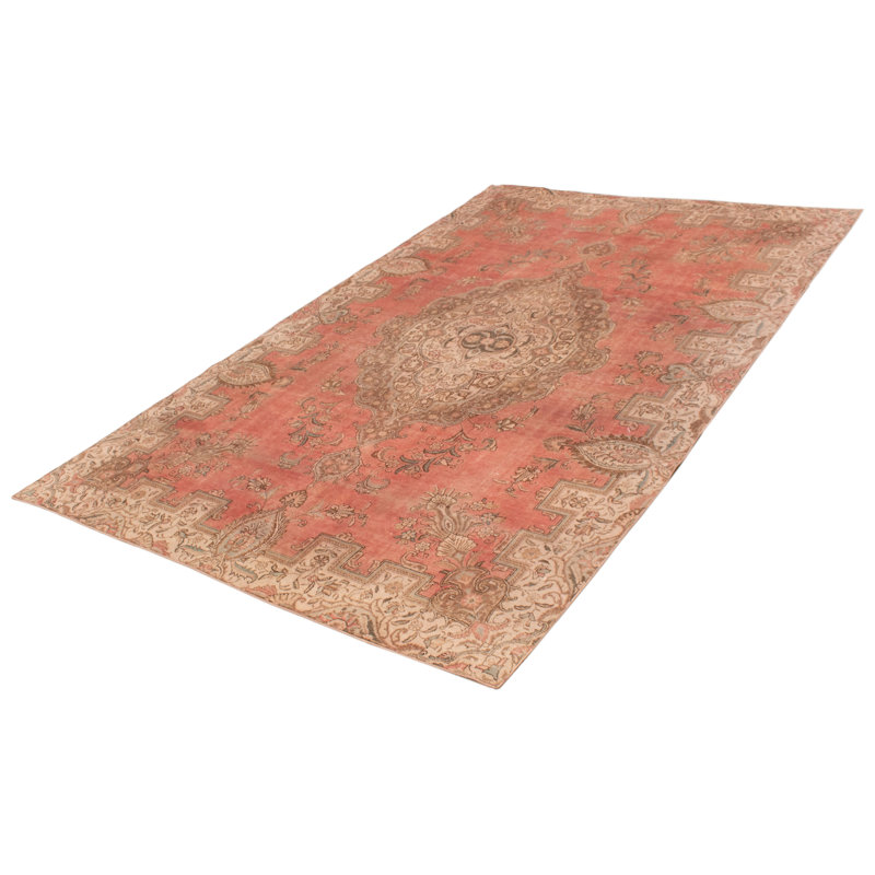 Tapis unique en laine 7 pi 7 po x 12 pi Walentin