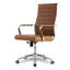 Chaise de bureau ergonomique pivotante en cuir Amaiia-1534283776