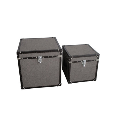 Stowers 2 Piece Camp Trunk Or Footlocker Set