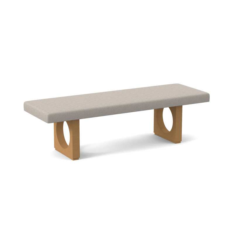 Void Upholstered Bench, Amber, Libby
