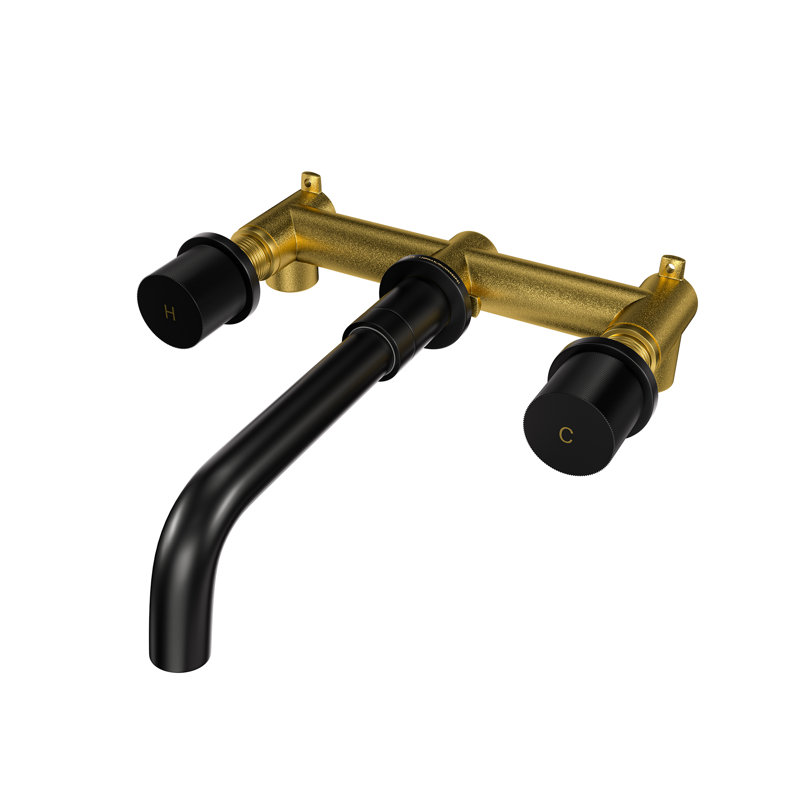 Herathena 2-handle Bathroom Faucet, Black