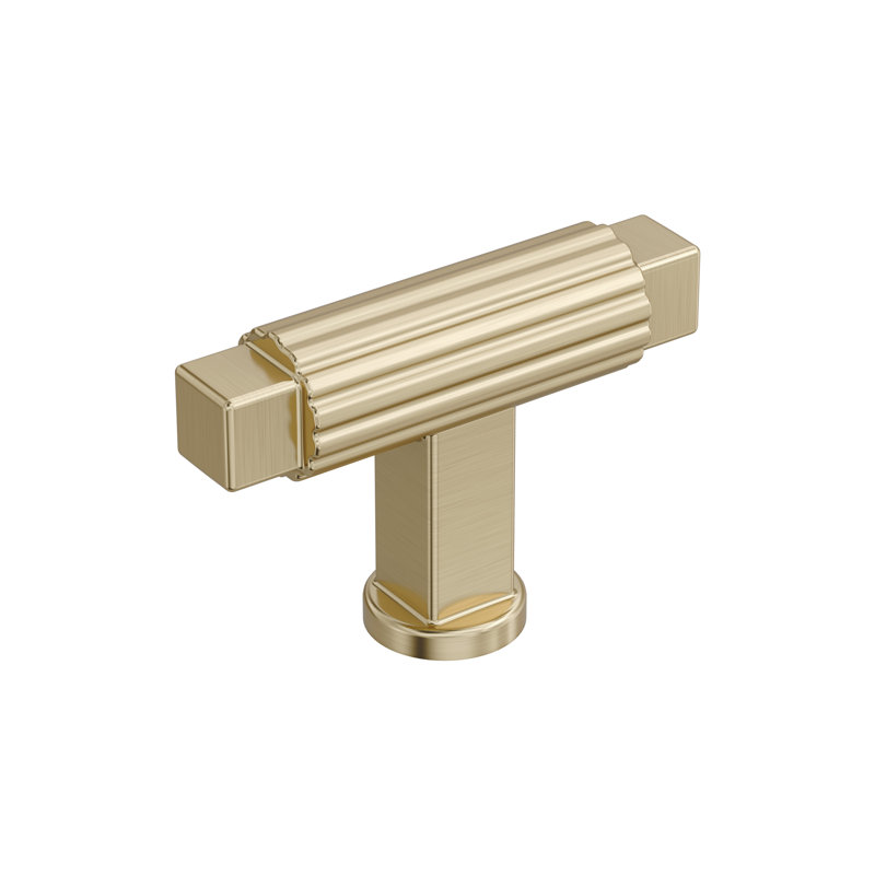 2 inch (51mm) Length Cabinet Knob, Golden Champagne