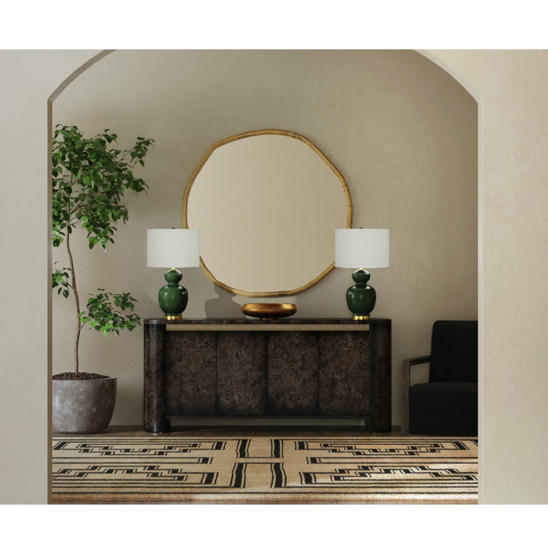 Hollin 28" Green Ceramic Table Lamp