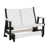 Plateau blanc / base noire