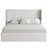 Jenny Upholstered Bed Frame with Storage, Modern Wingback Design Bed, Metal Bed Frame with High Headboard, Wood Slat Support, No Box Spring Required-1384807178