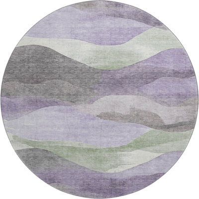 Premium Machine Washable Pinkston Waves Rug